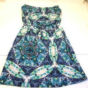 Massimo Supply Co Dress / To Strapless Great Designs Bow One Piece Green Size S